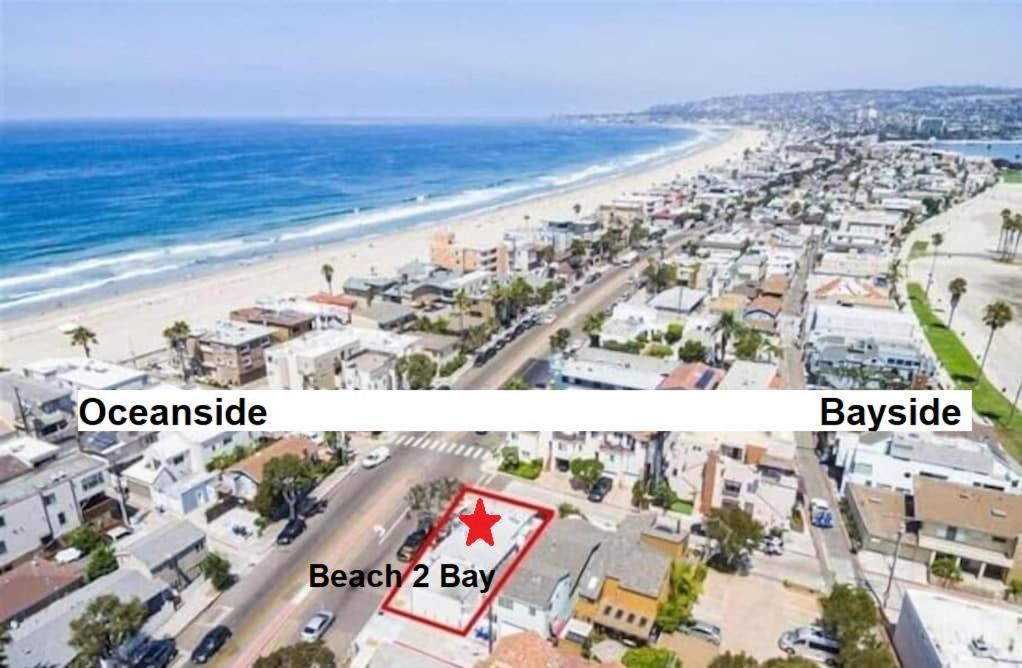 Beach-2-Bay 2Br - In The Heart Of Mission Beach San Diego Esterno foto